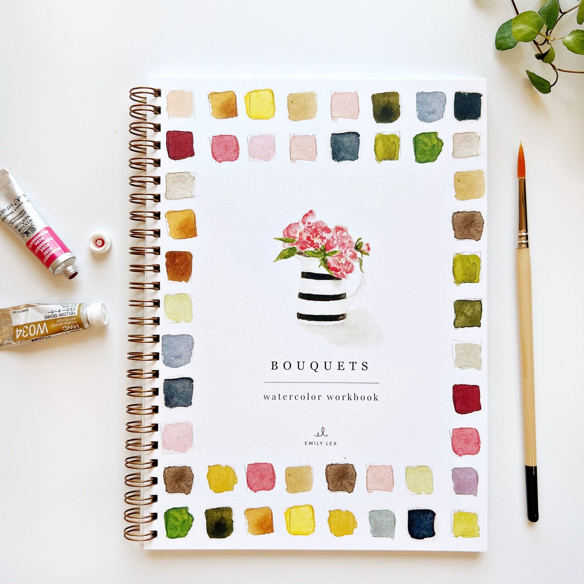 Cahier d'aquarelle | Bouquets