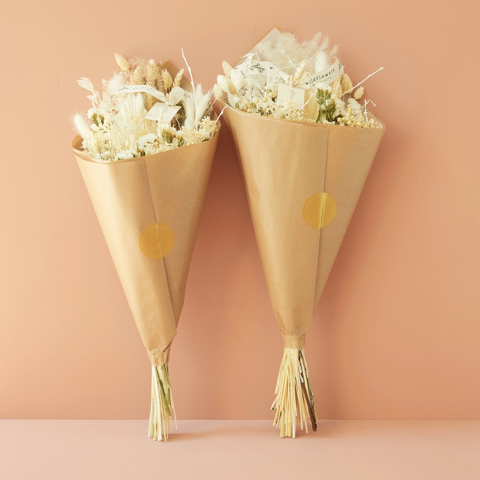 Bouquet champêtre blanc