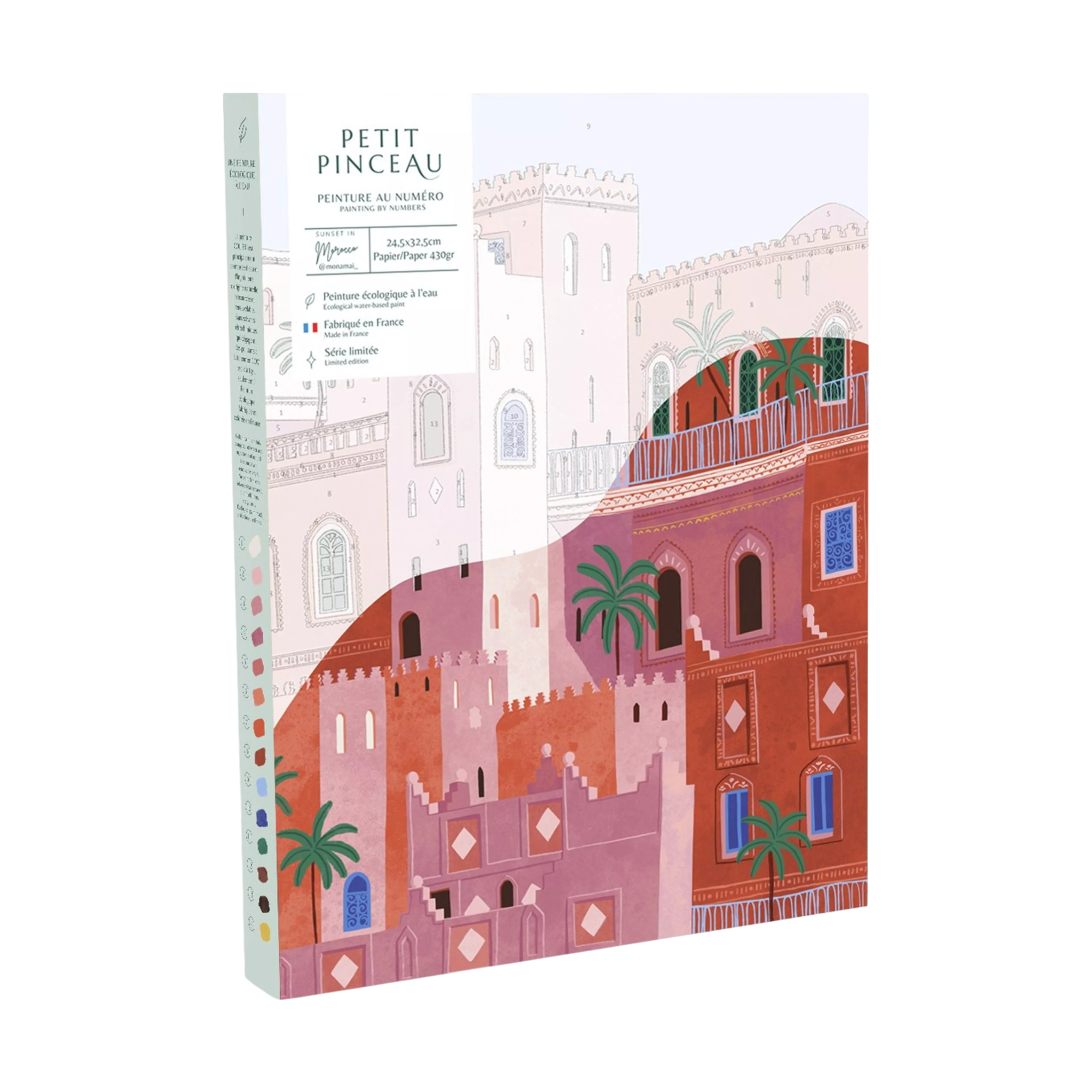 Coffret de peinture par numéro - Maroc par Mona Mai