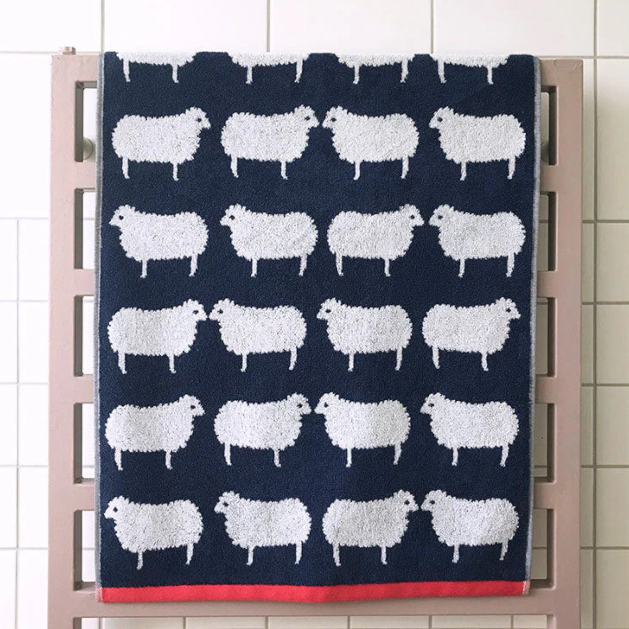 Serviette pour les mains en coton biologique | Kissing Sheep